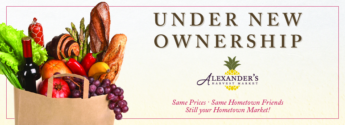 Under New Ownership - Alexander's Harvest Market